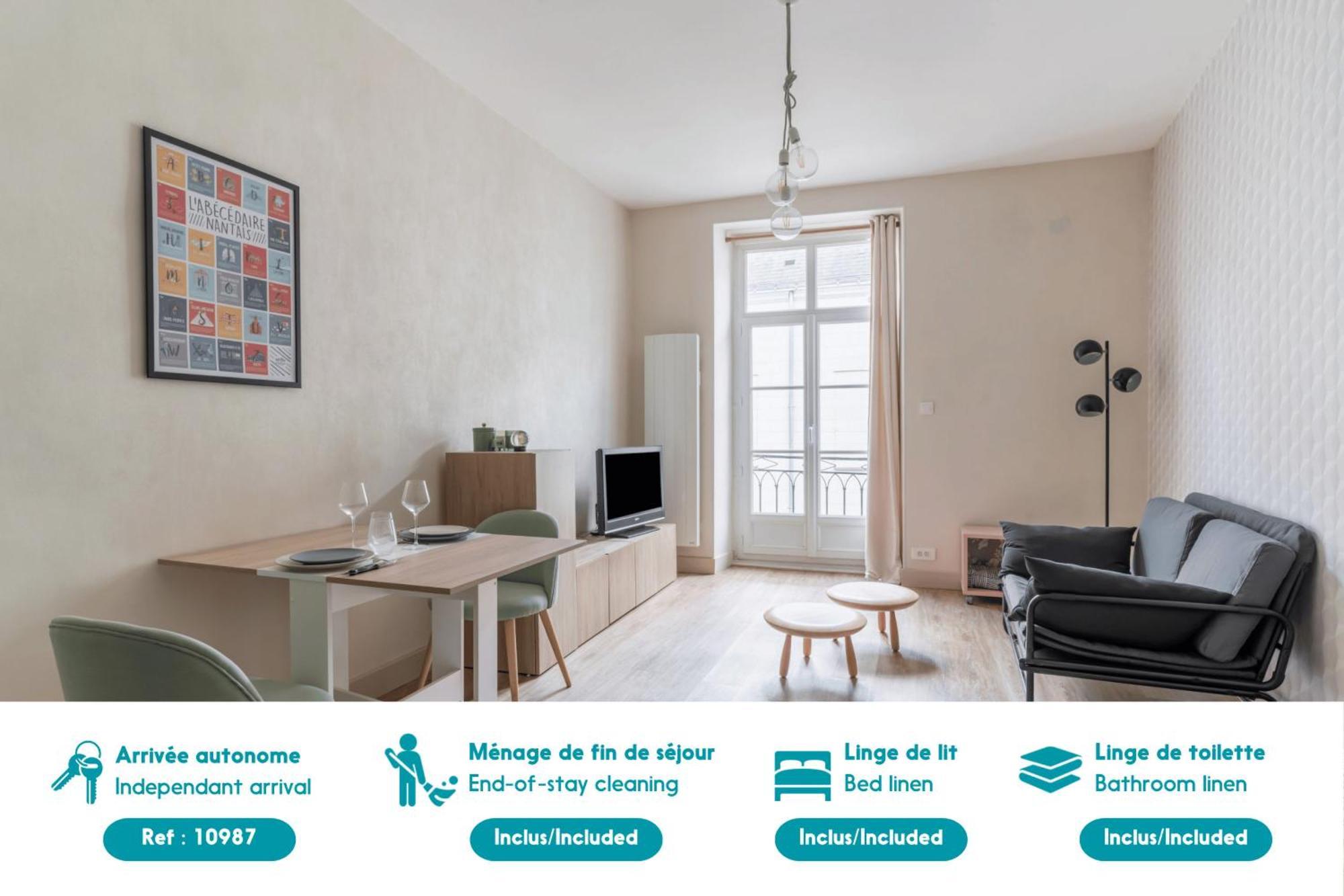 Appartement Confortable Au Coeur De נאנט מראה חיצוני תמונה